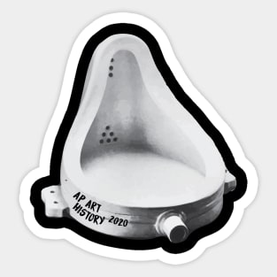 AP Art History Duchamp Sticker